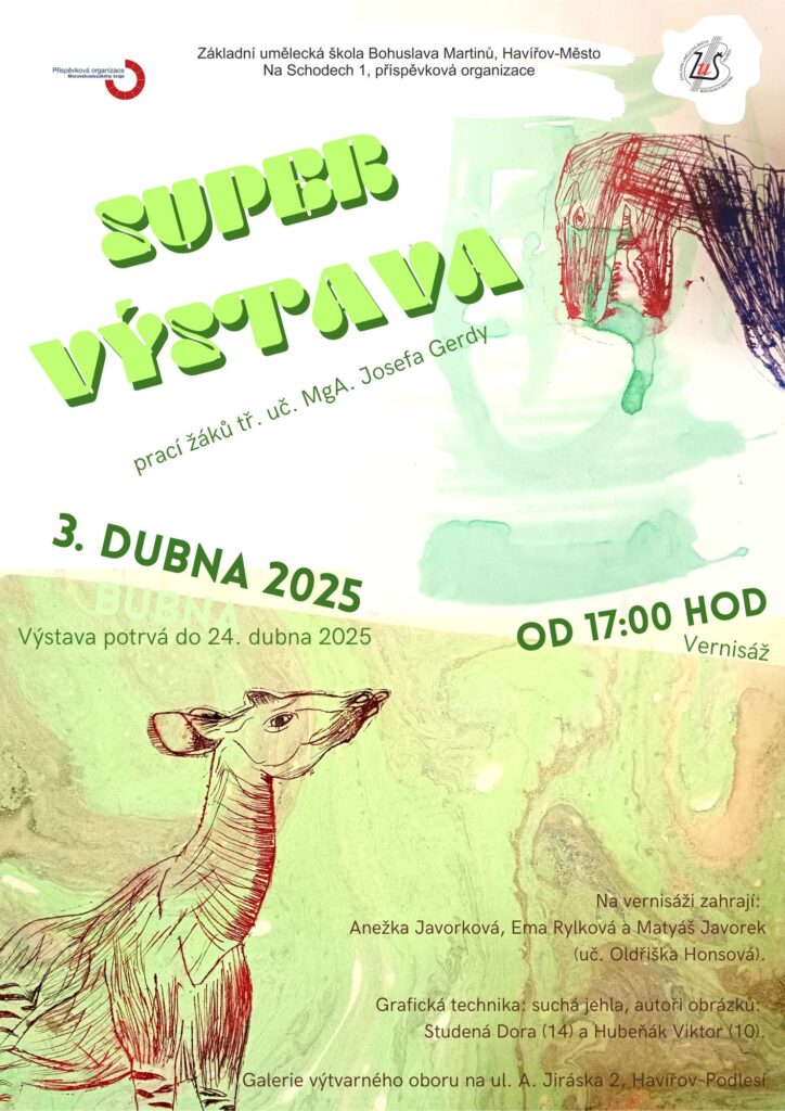Vernisáž žáků J. Gerdy