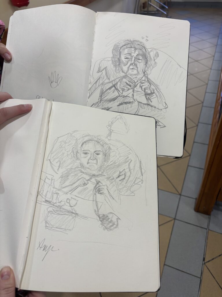 Výtvarnící v domě s pečovatelskou službou