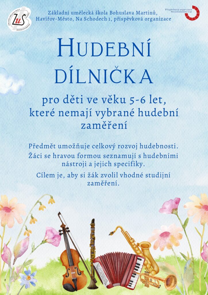 Hudební dílnička zápis